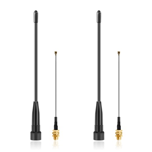 Meshtastic 915MHz LoRa Whip Antenna 10dBi Gain, 17cm Long Range SMA Male Omni Antenna (2 Sets), Slinkdsco