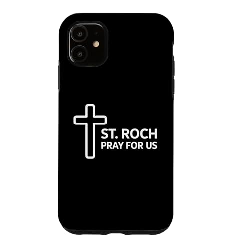 Catholic St Roch Pray For Us �N���X�`������쐹�l �X�}�z�P�[�X iPhone 11 �p
