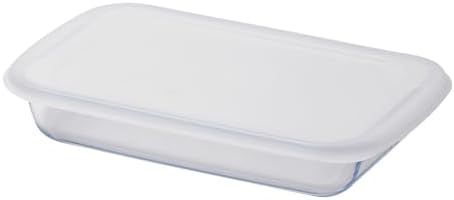Pearl Metal HC-114 Storage Container, Pickled, Shallow Type, 0.4 gal (1.4 L), Heat Resistant Glass, Microwave Safe (Remove Lid), Oven Safe (Remove Lid) image 5