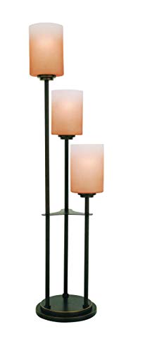 Lampara de Mesa Lite Source 3 Luces Bronce Oscuro