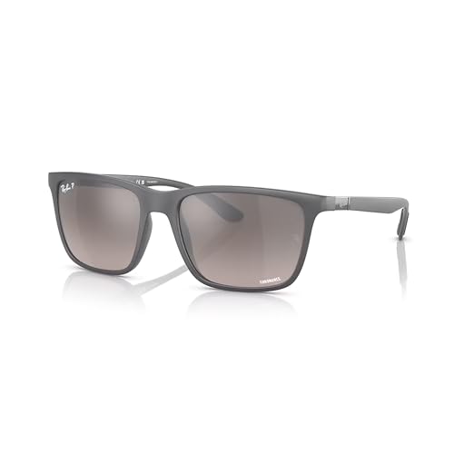 Image of Ray-Ban RB4385 Rectangular Sunglasses for Men +BUNDLE with ACCESSORY EYEWEAR KIT