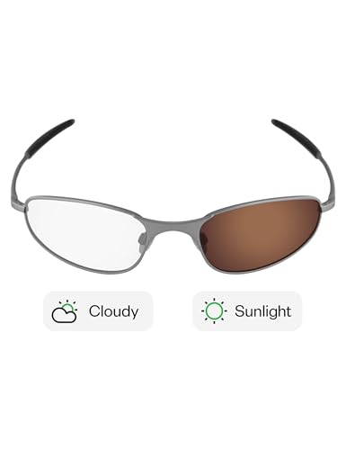 Image of Mryok Replacement Lenses for Oakley A Wire Sunglasses, HD Polarized, UV Protection, Impact Resistant & Perfectly Fit