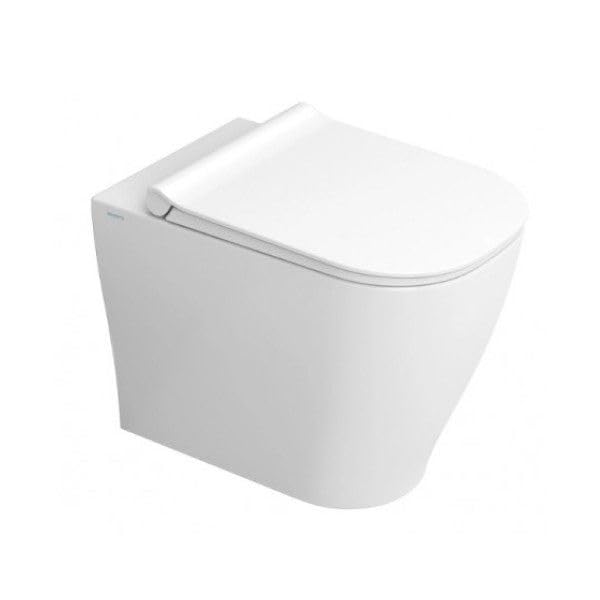 Ceramica Dolomite Vaso wc a terra filo parete in ceramica serie mirto con sistema rimfree