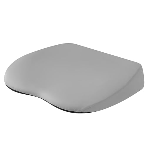Fmzrbnih Cojín para asiento de coche, espuma viscoelástica para asiento del conductor, cojín para asiento de coche para adultos, cojín de rebote, alivia la fatiga, diseño antideslizante para silla de
