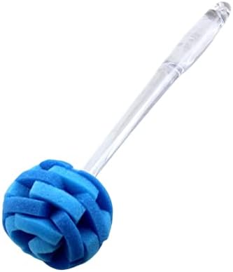 Gentle Contact Kitchen Glassware Sponge Puff Dish Brush 11.5″ Clear Deal with