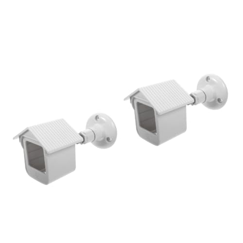 BESPORTBLE Sets Outdoor Camera Rain Cover Plastic Camera Protective Roof for Cam v