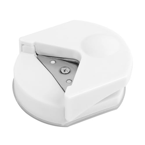 Redondeador de Esquinas,Troqueladora Circulo Cortador de Esquinas 3 en 1 Cortador de Tarjetas de Perforación Cortadora de Papel Fabricación de Tarjetas Cortador Papel Álbum de Recortes Blanco