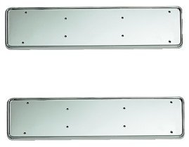 Image of streetwise Urban X - Chrome Metal Number Plate Holder - Pair
