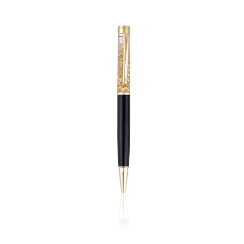 Image of VANCHER Personalised Ballpoint Pen - Custom Engraved Metal Pen with Blue Ink | Sleek & Durable Writing Pen | Elegant Gift for Professionals, Office, School & Events (Design 4)