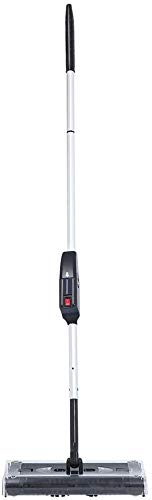 Sebastianee Escobas eléctricas multifuncionales Aspirador de Barra giratoria de 360 Grados sin escobillas Barredora de alfombras súper Liviana para hogares Fácil de operar, Negro
