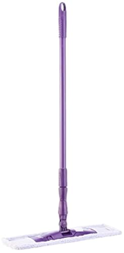 Mery | Mopa Microfibra con Palo Telescópico | Mopa Atrapa Polvo | Lavable | Ecológico | Giro de 360º | Morado y Lila | Medidas: 140x45x15 cm
