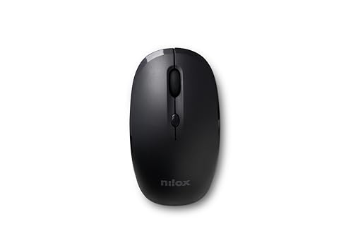 Souris noire Nilox NXMOWI4002 idéale pour le télétravail et l'espace bureau à la maison