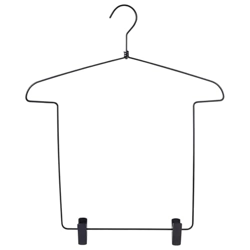 Body Shape Hanger Wire Body Shape Coat Rack with Sliding Clip Metal Pant & Clothing Hanger Sturdy Clothes Display Hanger for Clothing Store, Cloakroom and Bedroom Clothing Hangers Wire Hangers Coat Ra