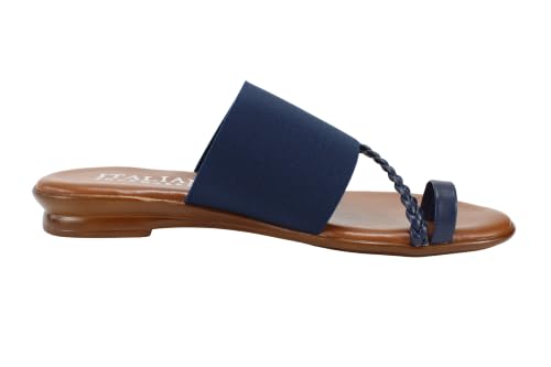 Image of ITALIAN Shoemakers Womens Cari Low Braided Strap Sandal for Women