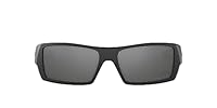 OAKLEY Gascan Polarised Sunglasses, 0OO9014, Matte Black & Black Iridium Polarized, 61mm