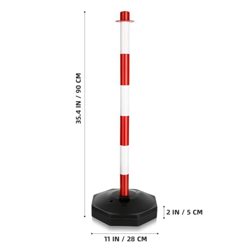 Colonne mobile d'avertissement de circulation et barrière de sécurité pour zone de construction