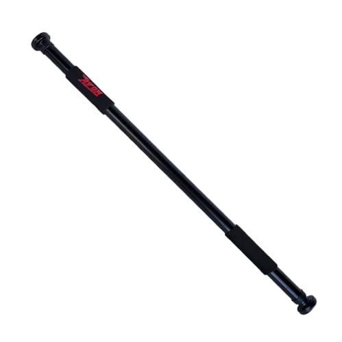 AVON Fitx Wall Pullup Hanging Stick | Chin-up Rod Exercise Equipment with Lock Mechanism | Doorway Pull-Up Bar for Home and Gym Workout (SHiny Black, 80cm)-image-4