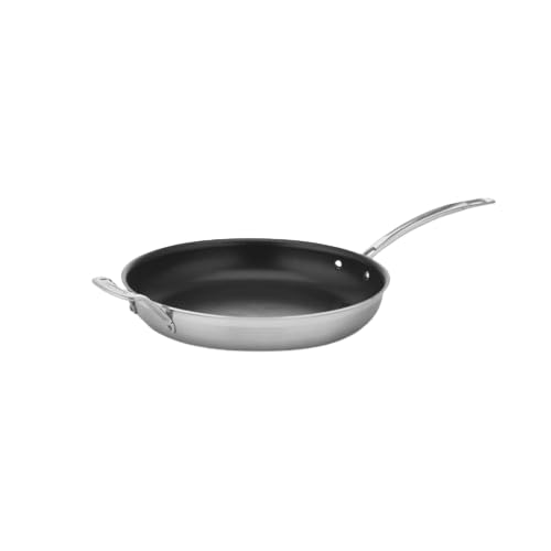 cuisinart multiclad pro triple ply stainless cookware 12" nonstick skillet