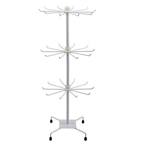 Arbre à bijoux rotatif blanc pour sublimer votre coiffeuse au quotidien