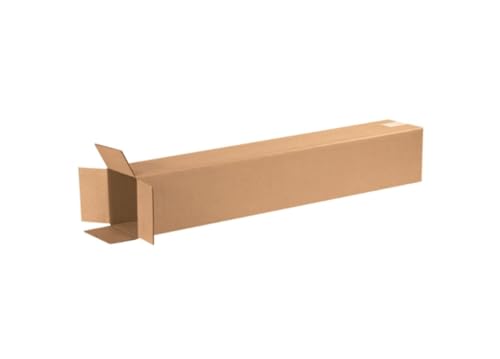 Image of Secure Seal - 8x8x36 Pack of 50 Corrugated Cardboard Packing Shipping Mailing Moving Carton Boxes