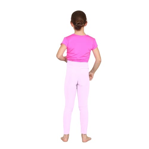 Leggings danse fille en microfibre extensible Janisramone