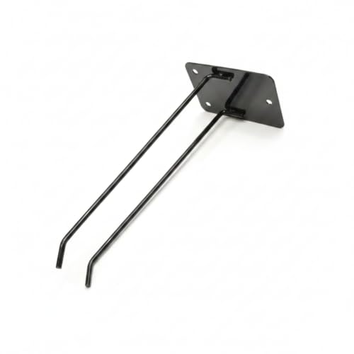 Storage Rack, Wall-Mounted Iron Tool Organizer for Vertical Storage of Shovels and Rakes, Black
