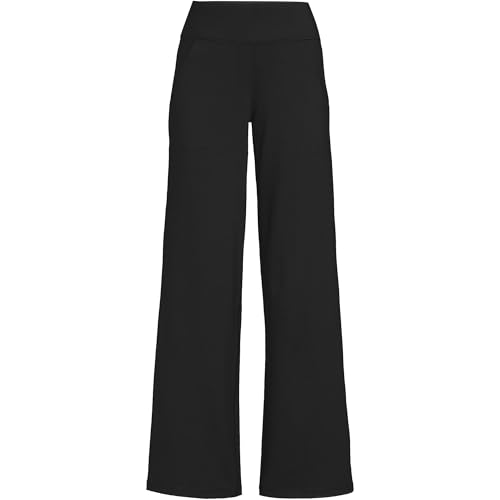 Lands' End Women's Active Hi Impact High Rise Wide Leg Pants3