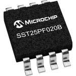 Microchip Technology, SST25PF020B-80-4C-SAE, Flash Memory - Serial-SPI - 2.5V/3.3V - 2Mbit (256K x 8) - 12ns - 8-Pin SOIC N - Tube (25 Item/s)