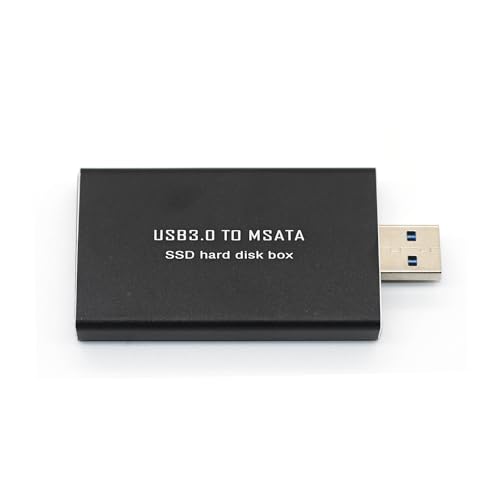 Caja externa para disco SSD mSATA a USB 3.0 portátil miniatura 1