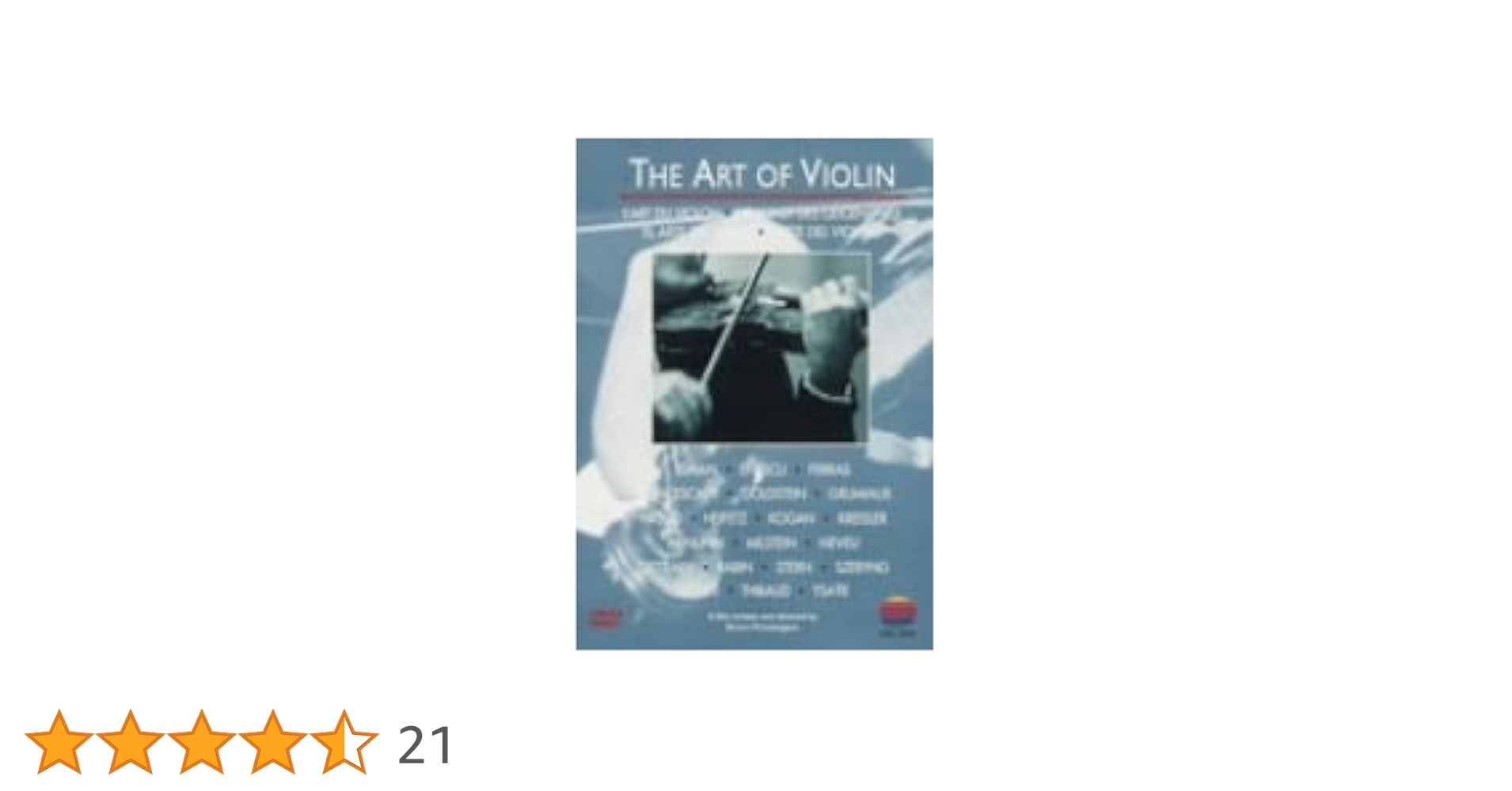 Amazon.co.jp: アート・オブ・ヴァイオリン [DVD] : オムニバス