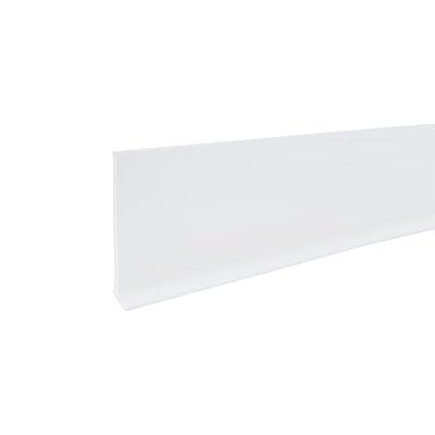 MD Building Products 75507 Vinyl Wall Base Bulk Roll, 4 Inch-by-120-Feet, Snow White