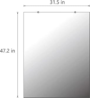 CrossROBBIN Wall Mounted Activity Mirrors for Home Gym and Commercial Use (2, 48"x32")