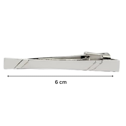Image of TIE STUDIO Men's Metal tie pin | pack of 1 | Alloy Steel | Superior finishing | Packaging - Black box