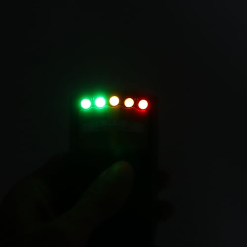 Image of Yunseity Electromagnetic Tester, Easy to Use Geiger Counter Alarm, Multifunctional for (Black)