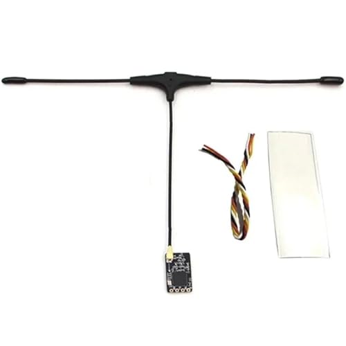 Receptor ELRS 915 NANO compatible con dron 2,4G RC FPV y antena tipo T
