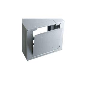 Panneau arrière pour rack OPB 21U porte technique noire en acier pour baie de brassage