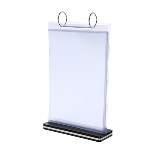 OSOLADY Pvc Menu Holder Menu Holder for Table Sign Stand Sign Holders