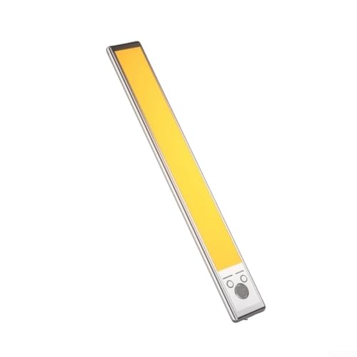 Luz LED recargable con detección de movimiento con brillo regulable de 3 niveles y soporte magnético, para armario de cocina (1 pieza de 30 cm)