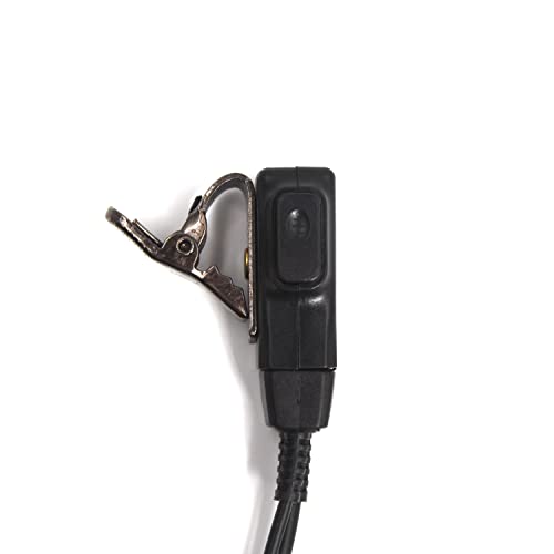 Microauricular de tubo acústico con micro PTT compatible con Baofeng UV-82 3