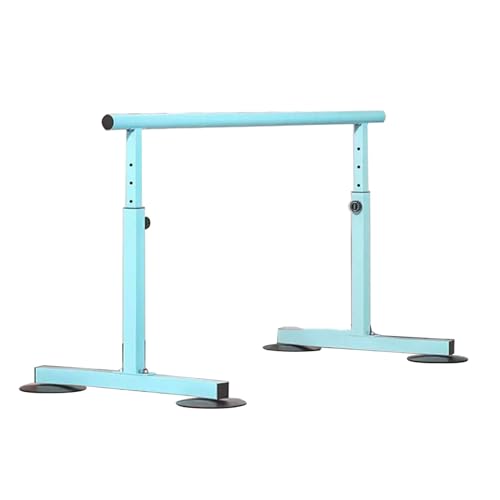 Barre de ballet autoportante bleue de 100 cm réglable pour danse à la maison