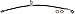 Dorman H620809 Front Passenger Side Brake Hydraulic Hose Compatible with Select Cadillac Models