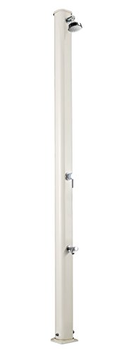 Ducha Classic De Interior Y Exterior Arkema Jolly S Entrada Agua Caliente Y Agua Fría Ajustable Con Mezclador Y Lavapiedi Ducha Recta Arkema A625 9001 Color Arena