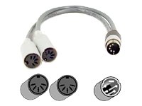 Combinador Belkin 5-p M-2x5-p FM de 0.3m para duplicar tus conexiones internas