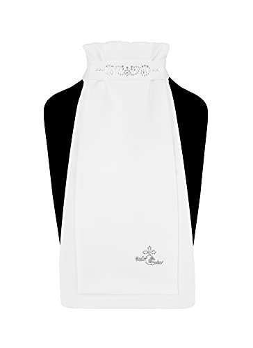 Plastron de concours equitation Fair Play Andrea Chic en argenté taille M