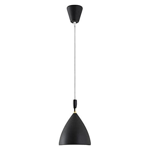 Lustre plafonnier blanc ou noir luminaire de suspension moderne