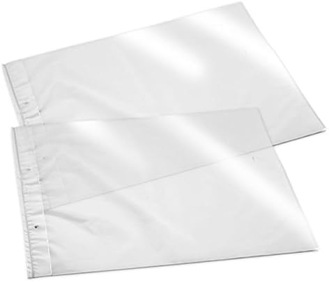 Pastry Chef's Boutique Plastic Guitar Sheets for Chocolate and Pastry Dough Work - 55 Micron (Thin) - 100 Count