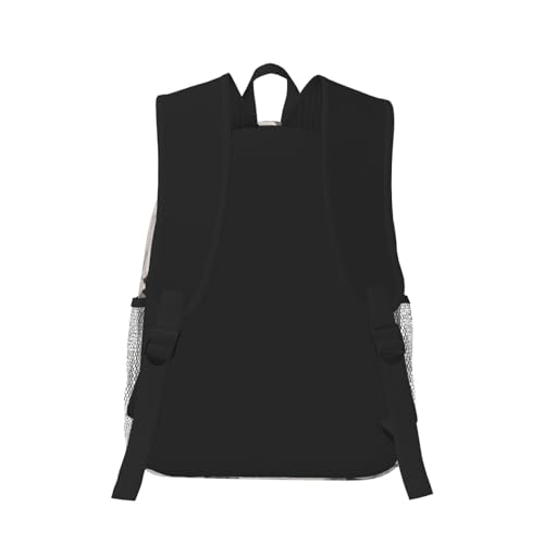 BREAUX Floral Graphite Print Lightweight And Comfortable Duffel Bag, Casual Daypack, Multipurpose Backpack3