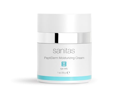 Sanitas PeptiDerm Moisturizing Cream Age Defense Peptide Face Cream 1oz