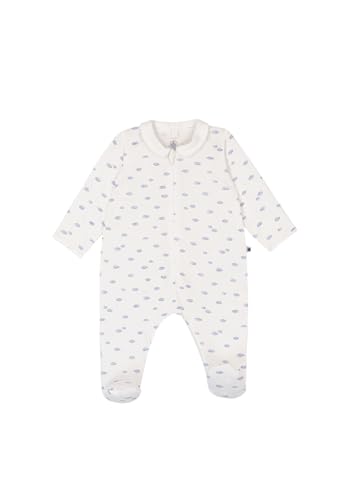 Pijama de bebé de algodón con Cuello pequeño Nubes