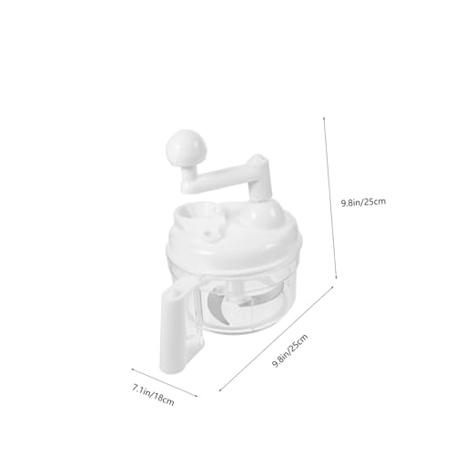 Procesador manual de alimentos con cuchillas de acero inoxidable miniatura 5